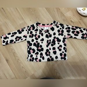 Baby GAP pink leopard sweatshirt 18-24 months